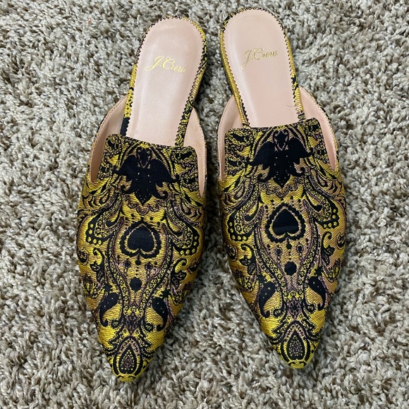 JCrew Pointed Toe Slides - Picture 1 of 8